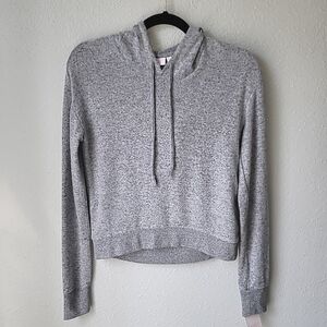 Make + Model Ultra Soft Lightweight Hoodie Size XSmall Color Heather Grey NWT